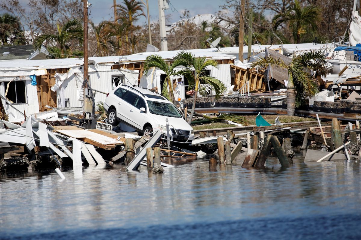 Florida after Hurricane Ian's climate-change-fueled devastation ...