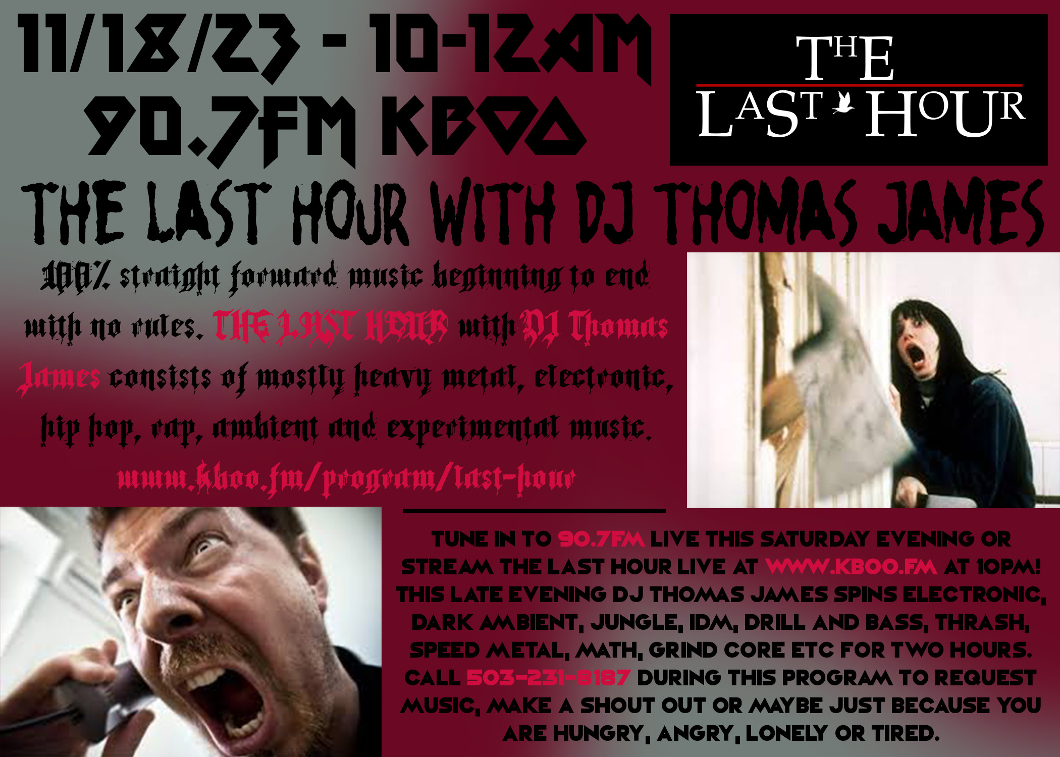 The Last Hour The Last Electronic/Metal Mash KBOO