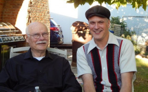 Historian Roger Beaumont (left) and his son, musician Eric Beaumont, collaborated on “The Ethiopian Ball,” a musical radio play set in Charleston, S.C., near the end of the American Revolutionary War. Credit: Eric Beaumont