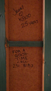 Some graffiti on the walls of KBOO.