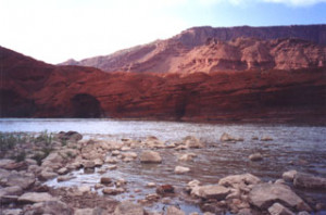 Colorado River southern border of Arches National Park Colorado River southern border of Arches National Park