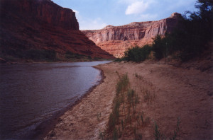 Colorado River southern border of Arches National Park Colorado River southern border of Arches National Park