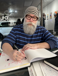 Canadian artist and animator Dave Cooper tours behind his project Doghead and talks with S.W. Conser on Words and Pictures on KBOO Radio
