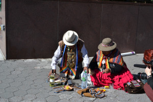Indigenous people from Bolivia hold coca ceremony outside UN in NYC, April 19, 2016 Indigenous people from Bolivia hold coca ceremony outside UN in NYC, April 19, 2016