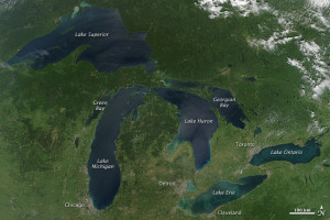 Great Lakes aerial view Great Lakes aerial view