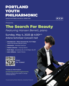 Poster for Portland Youth Philharmonic's Season Closing Concert 2025