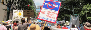 Mountain Valley Pipeline protest