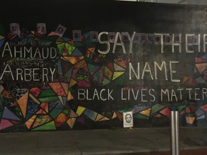 Black Lives Matter Mural Portland Apple Storefront Black Lives Matter Mural Portland Apple Storefront