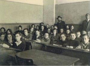Jewish children in Lithuanian cheder, 1930s