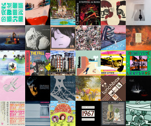 This is a collage of the covers of the albums from which I took the songs on this show.