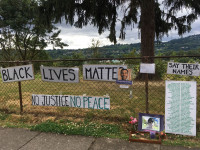 Black Lives Matter Sellwood Fence Black Lives Matter Sellwood Fence