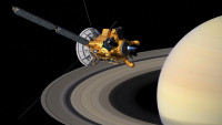 Cassini Over Saturn (NASA)