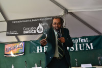 Ngaio Bealum performing at Seattle Hempfest, August 2015