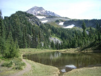 Tarn on the way to McNeil Pt. Mt. Hood Wilderness