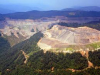 Mountaintop removal mining in West Virginia