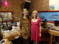 Nadene LeCheminant with Bethany at KBOO