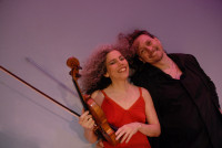 Alicia Svigals and Uli Geissendoerfer/photo: Tina Chaden