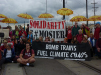 Solidarity with Mosier on the Vancouver UP tracks Solidarity with Mosier on the Vancouver UP tracks